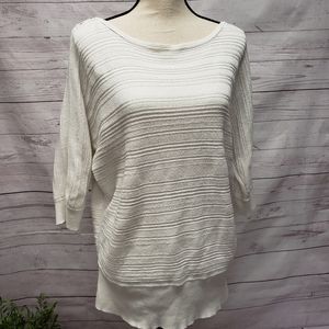 WHBM White Sweater C